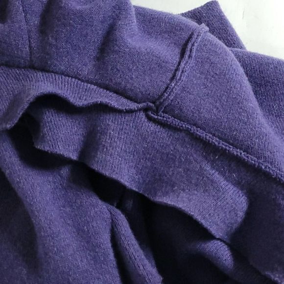 LORA. GI 100% Lambs Wool Tie Front Cardigan Flutter Neckline Made In Italy XL - Picture 5 of 12